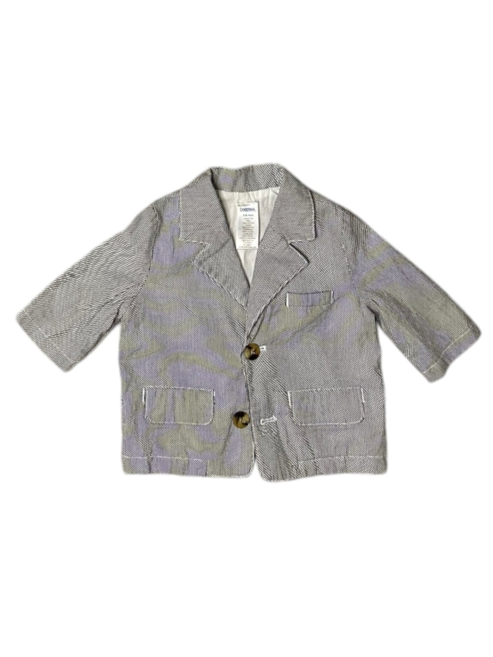 Gymboree Gray Seersucker Kids Blazer